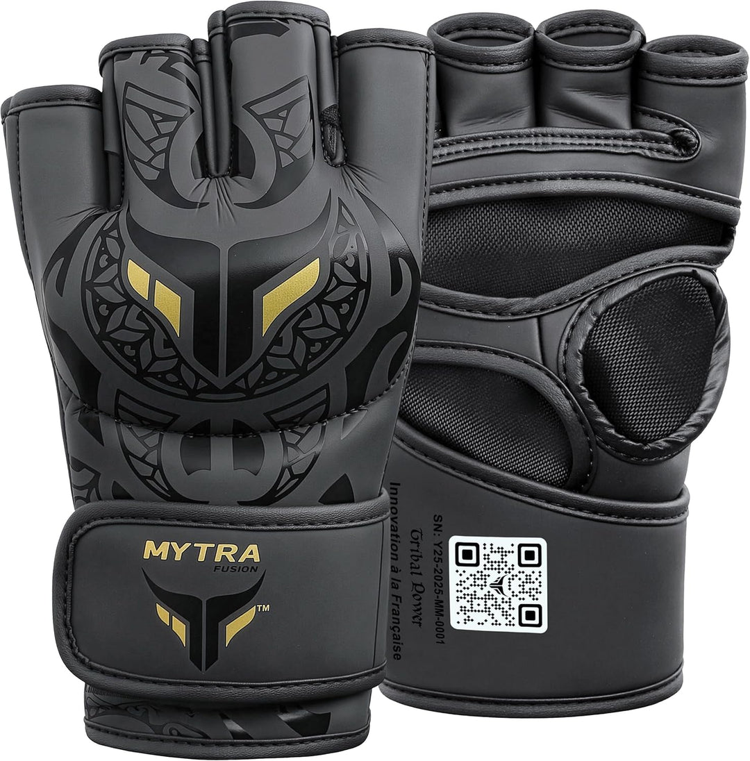 MMA Handschuhe Männer und Frauen — Atmungsaktives Offenes Handflächendesign Grappling & MMA Sparring