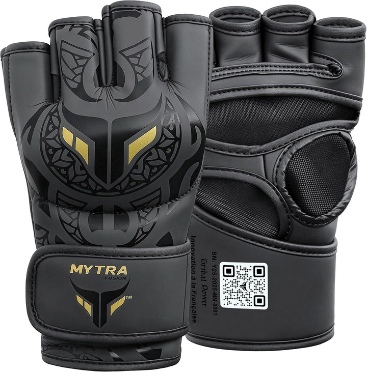 MMA Handschuhe Männer und Frauen — Atmungsaktives Offenes Handflächendesign Grappling & MMA Sparring
