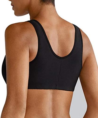 Amoena Damen Frances Front-Closure Leisure Bra BH B Schwarz