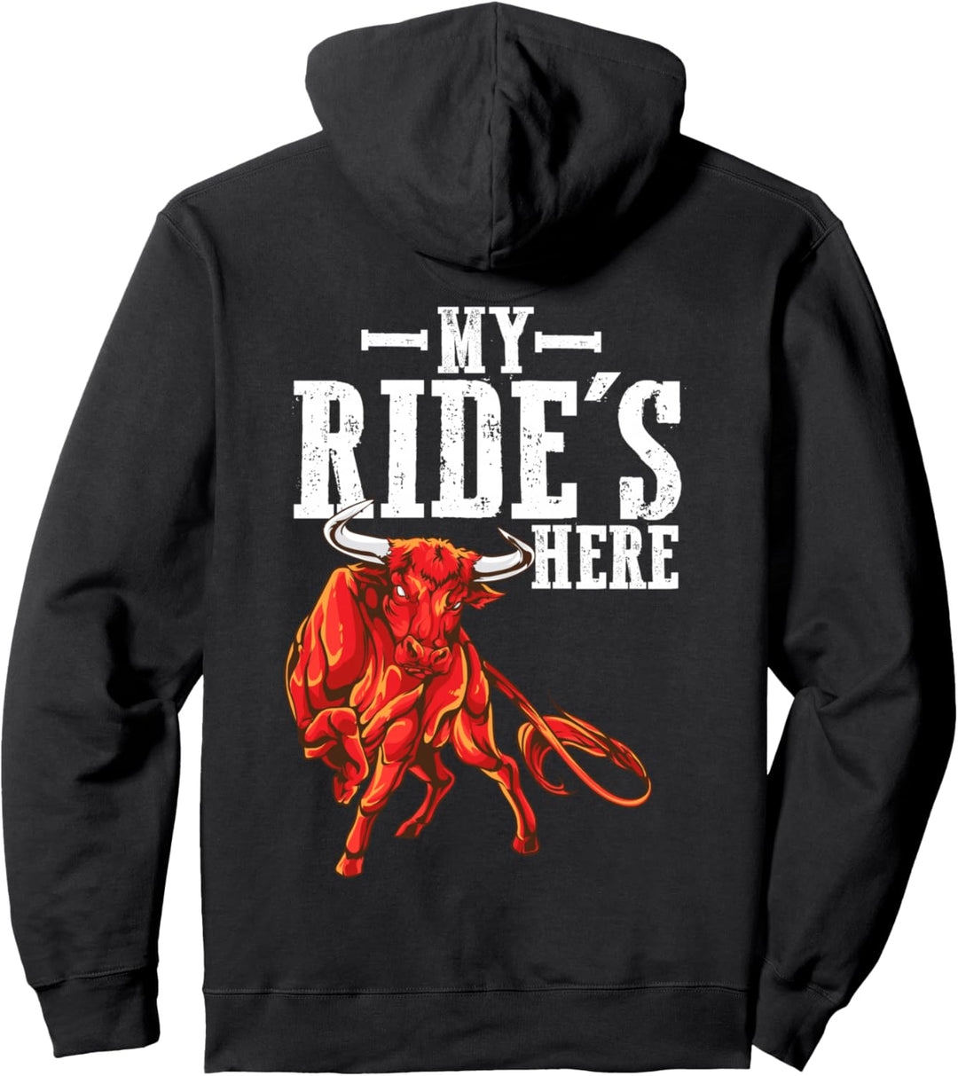 Bull Riding PBR Rodeo Bull Riders für Western Ranch Cowboys Pullover Hoodie