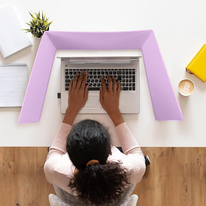 DAZZTIME Trennwand für Schreibtisch,10 Stück Tragbarer Schreibtischteiler40x30x30 cm,Faltbare Schrei