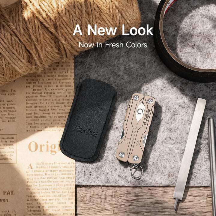 NexTool Multitool Mini Sailor Scissors S0,8-in-1 Micro Ultraleicht EDC Multitool für Schlüsselbund m