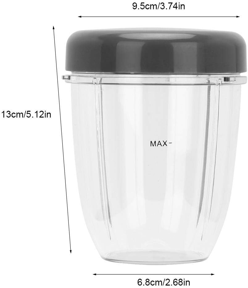 Nutri Bullet 18oz, 24oz, 32oz Ersatzteile, Ersatzbecher + Deckel Teilesatz für den Nutri Bullet 900W