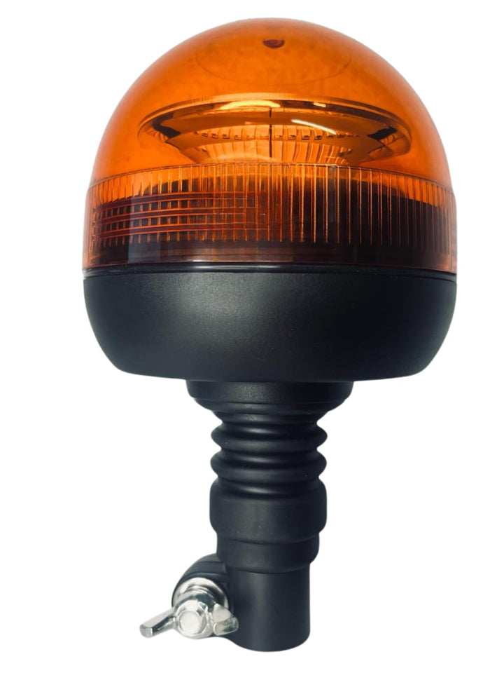 Rundumleuchte orange, Warnleuchte mit flexiblem Fuss LED 12V 24V Für Strassenver 3 Funktionen R65