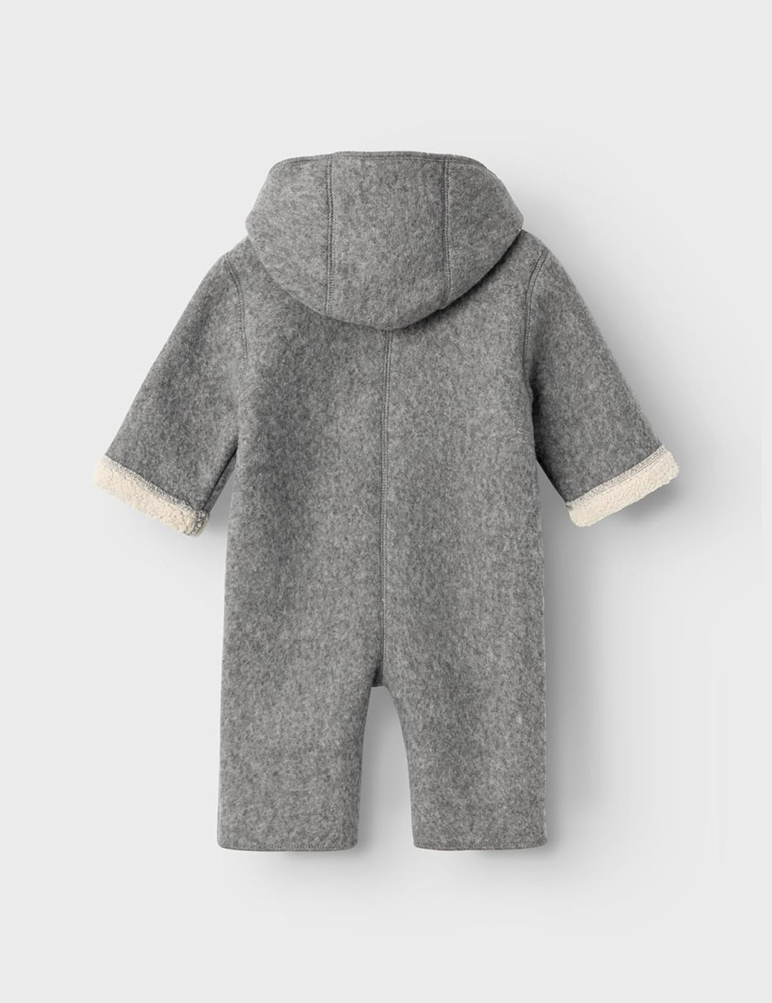 NAME IT Unisex Baby Schneeanzug 74-80 Grey Melange, 74-80 Grey Melange