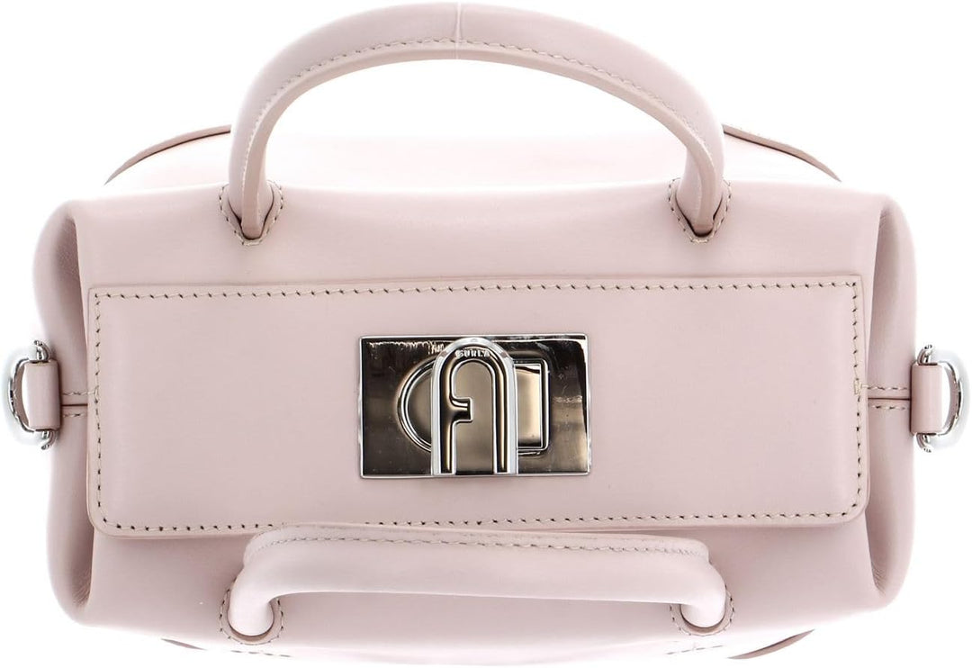 Furla 1927 Soft Mini Boston Bag Bon Bon + Nero