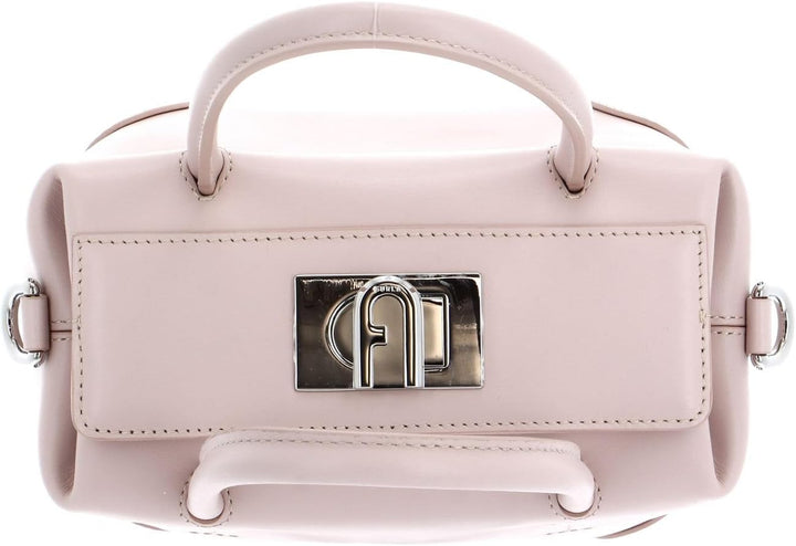 Furla 1927 Soft Mini Boston Bag Bon Bon + Nero