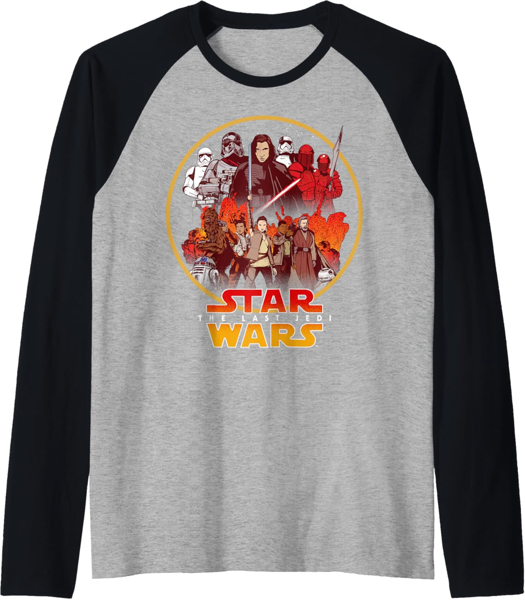 Star Wars Last Jedi Rebel Cause Comic Raglan