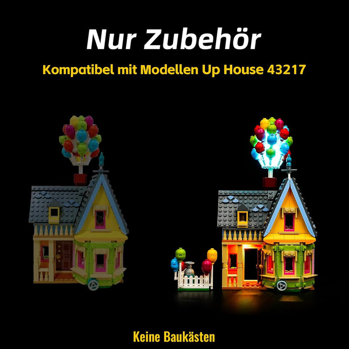 Led Licht Set für Lego 43217 Disney and Pixar Carls Haus (Kein Lego-Modell), Dekorations Led Beleuch