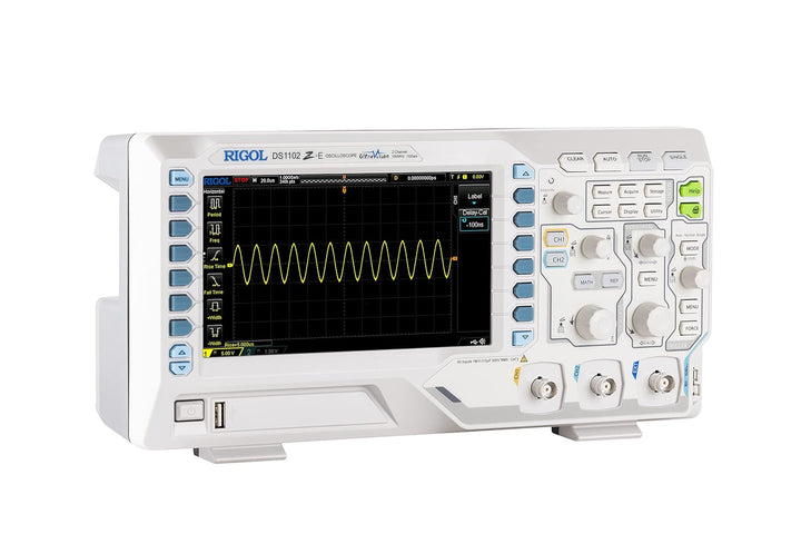 RIGOL DS1102Z-E Digitaloszilloskop, 2 Kanäle, 100MHz, 1Gsa/s, 24Mpts, 30000wfms/s, freie Trigger und