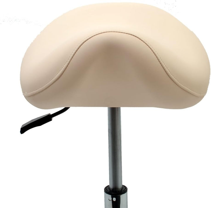 Promafit Sattelhocker/Sattelstuhl mit Gummirollen für alle Böden und Metallfuss - ergonomisch - stuf