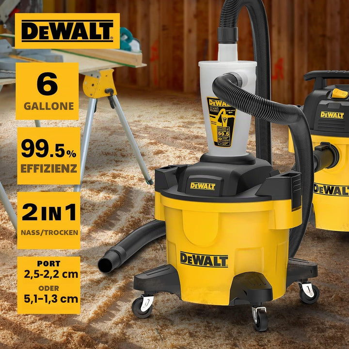 DEWALT DXVCS002, Staubabscheider, Gelb