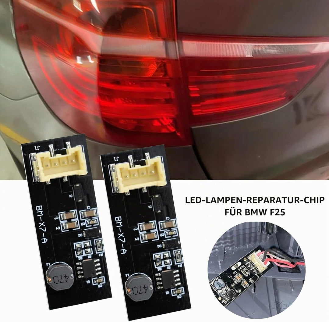 EUNEWR 2 Stück LED Rückleuchte Ersatzplatinen Platine für X3 F25 Rücklicht B003809.2,2011-2017 Heckf