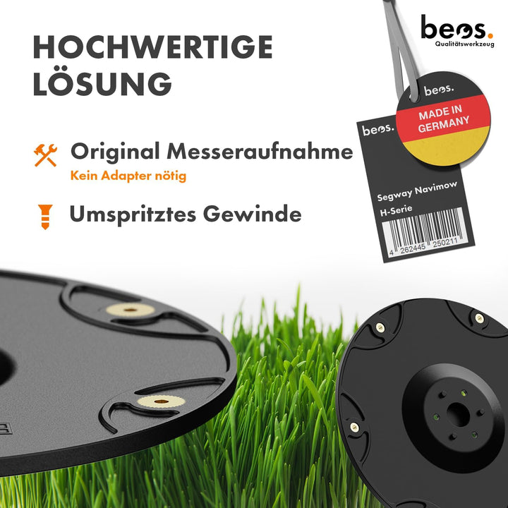 [Made in Germany] 6er Messerscheibe kompatibel mit Segway Navimow H-Serie H500E, H800E, H1500E, H300