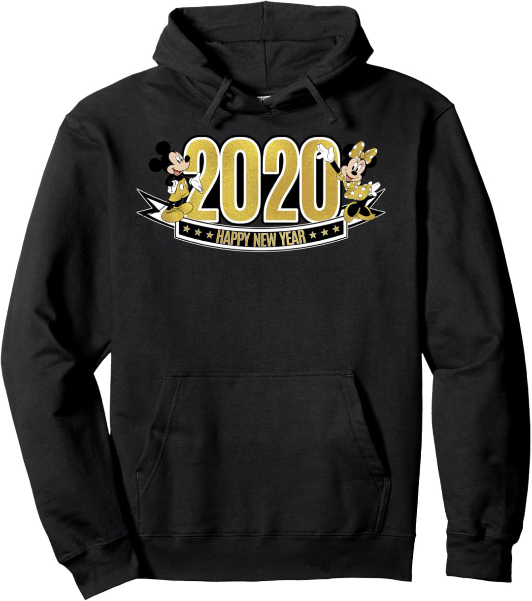 Disney Mickey And Friends New Year Mickey And Minnie 2020 Pullover Hoodie