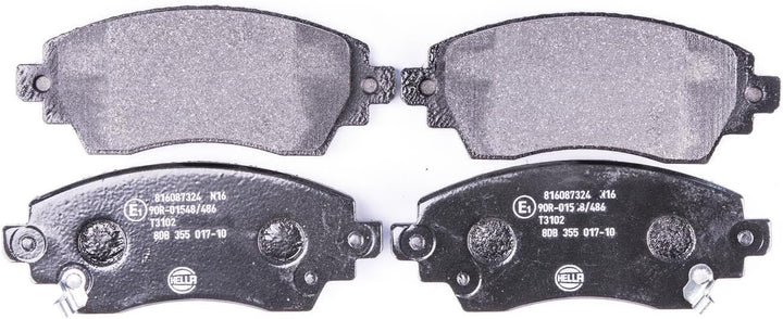 HELLA PAGID 8DB 355 017-101 Bremsbelagsatz - T3102 - Dicke/Stärke: 17.6mm - Bremssystem: Lucas - mit