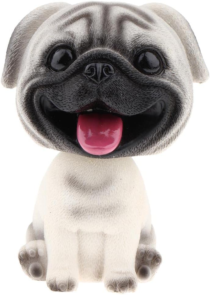 MagiDeal Hund Wackelfiguren für Auto, Auto Nette Nicken Schütteln Kopf Hund Wackelhund, Bobblehead H