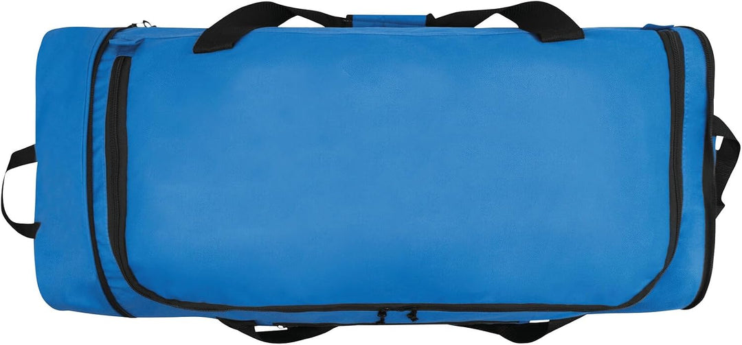 Reisetasche Trolley faltbar Trolleytasche 2 Leichtlauf Skaterrollen blau ca 1,3kg verstell &amp; Abnehmb