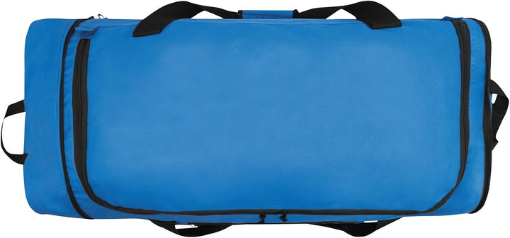 Reisetasche Trolley faltbar Trolleytasche 2 Leichtlauf Skaterrollen blau ca 1,3kg verstell &amp; Abnehmb