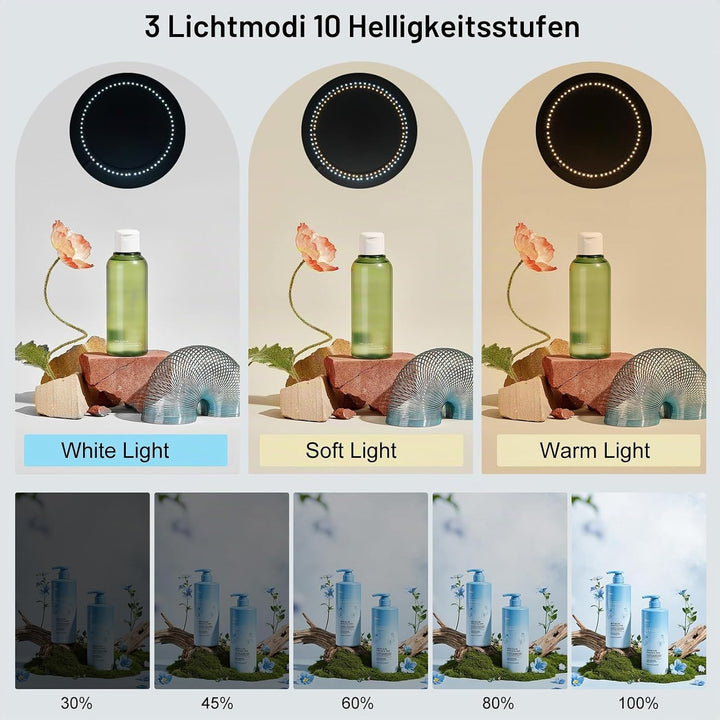 PULUZ Fotostudio Lichtbox Fotobox 40x40x40cm Tragbarer Fotografie Lichtzelte Light Box mit 3 Farbte