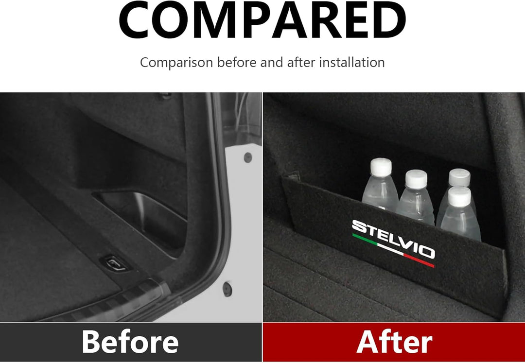 1PCS Auto Kofferraum Organizer Kompatibel mit Alfa Romeo Stelvio 2017 2018 2019 2020 2021 2022 2023