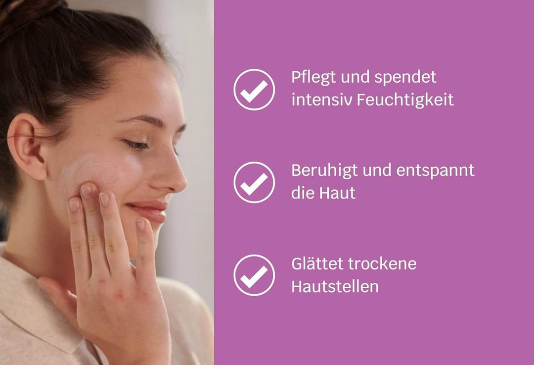 SIRIDERMA Basische Feuchtigkeitscreme | 150 ml | Ohne Duftstoffe | Pflege für empfindliche Mischhaut
