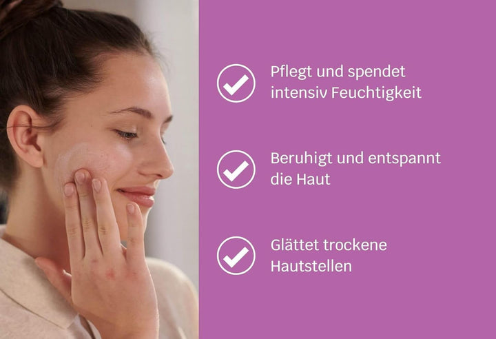 SIRIDERMA Basische Feuchtigkeitscreme | 150 ml | Ohne Duftstoffe | Pflege für empfindliche Mischhaut