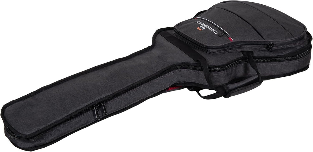 Crossrock Gepolsterte Rucksacktasche für Jumbo-Akustikgitarren (CRSG107SBDG) Super Jumbo, Super Jumb