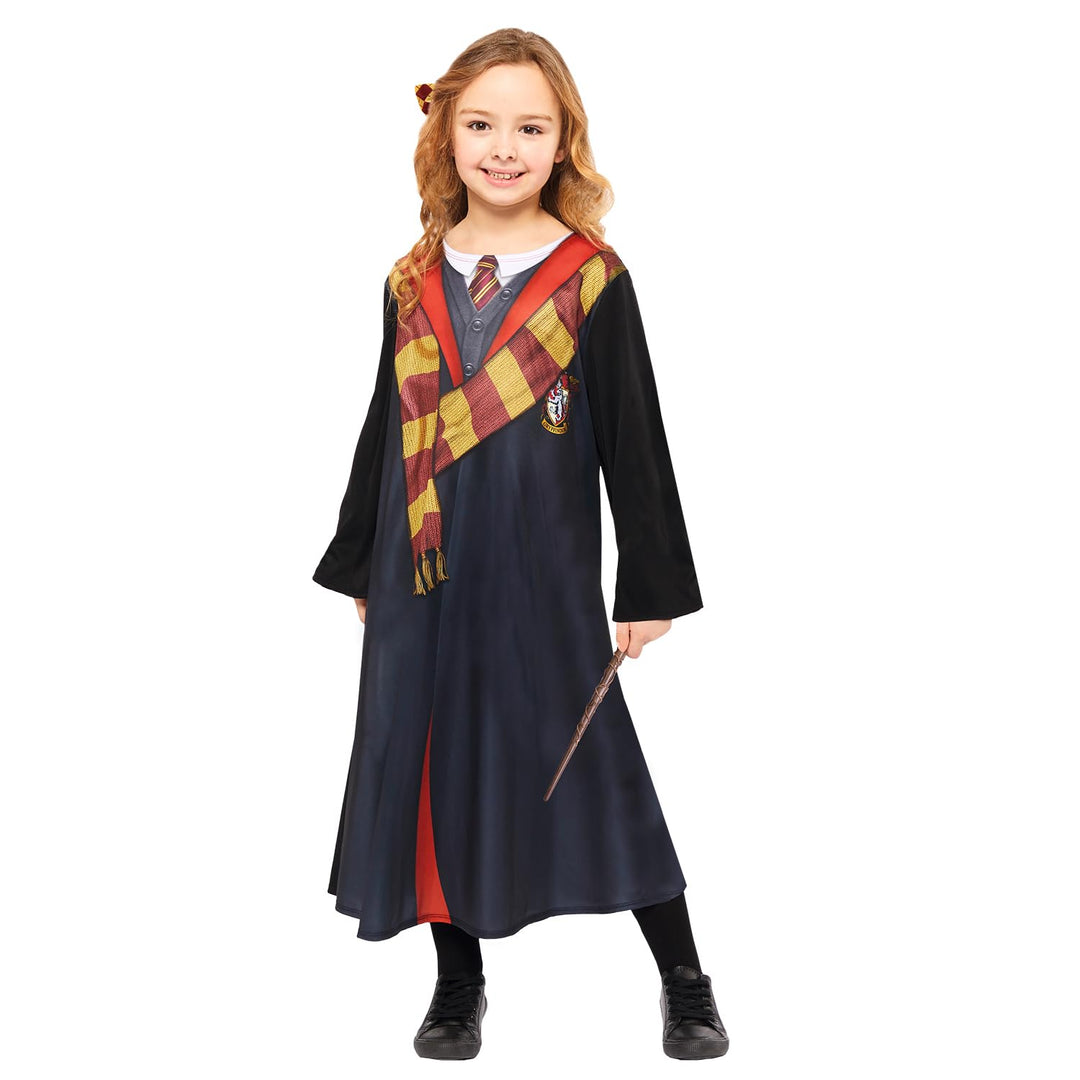 amscan Offiziell lizenziertes Hermione Granger Kostüm für Kinder Mädchen 128, 128