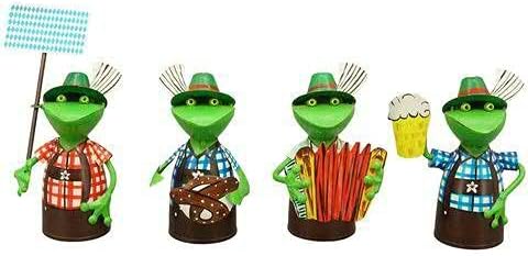 Hochwertige Zaunhocker im Sparset – Pfostenhocker/Zaunfigur Metall – Gartendekoration Zaungucker – D