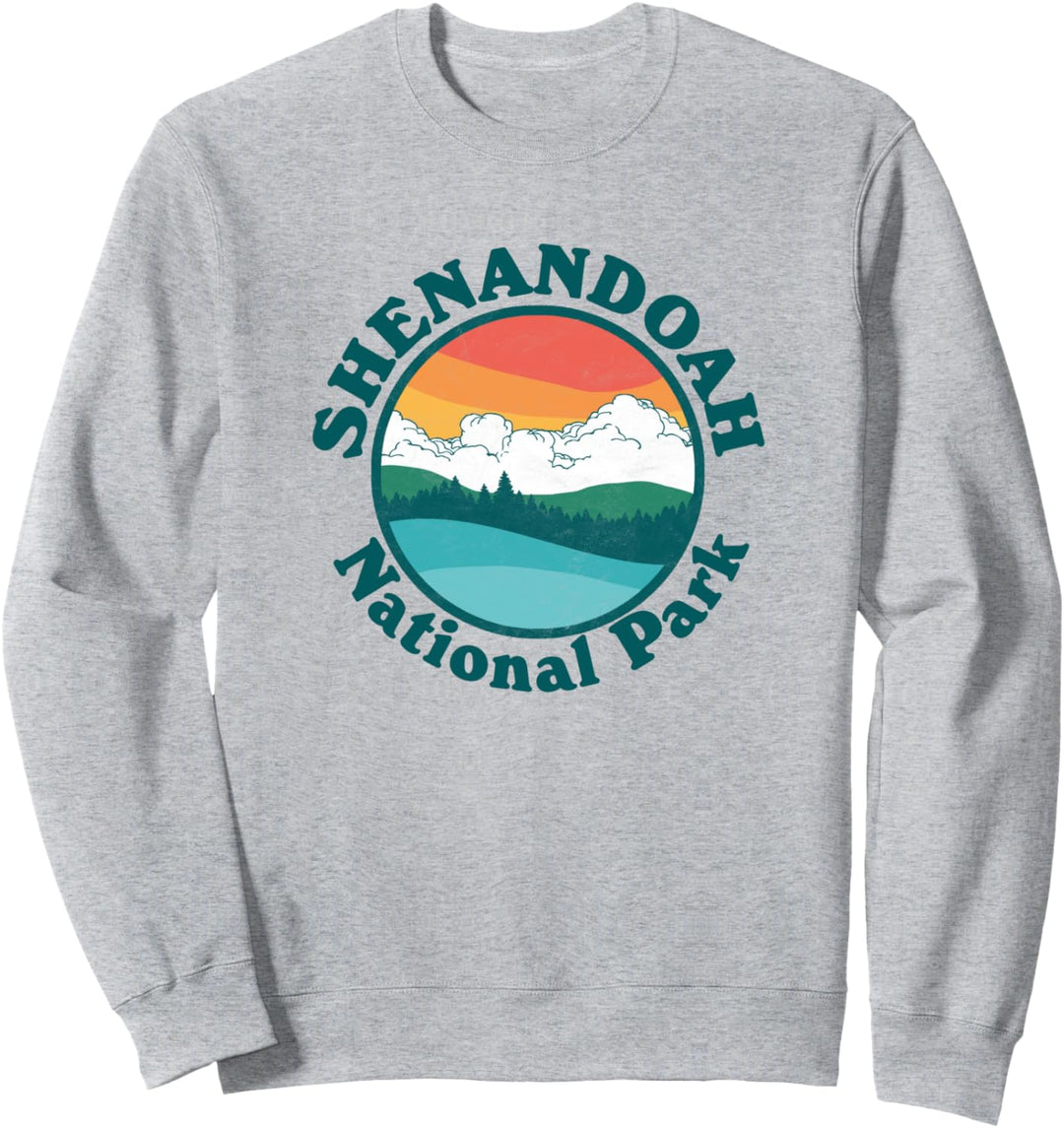 Vintage Shenandoah National Park Retro Mountains & Sky Sweatshirt