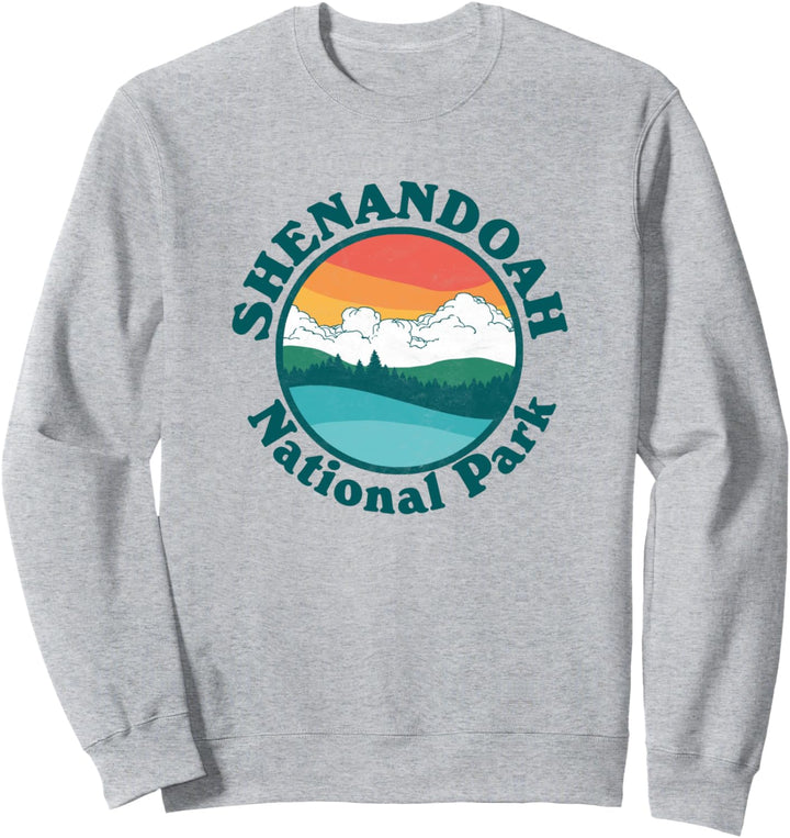 Vintage Shenandoah National Park Retro Mountains & Sky Sweatshirt