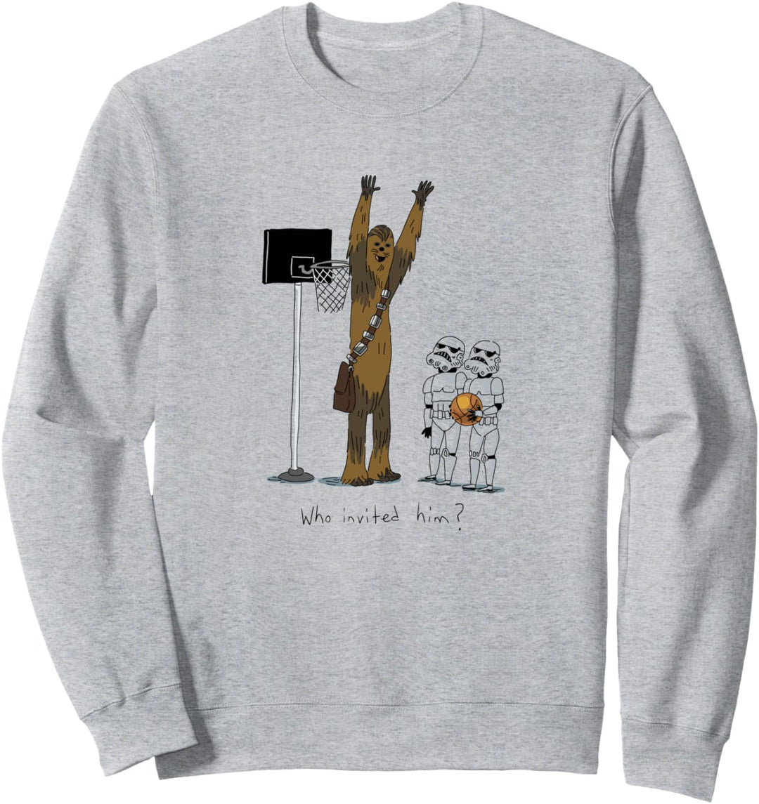 Star Wars Chewbacca Basketball Who Invited Him Sweatshirt