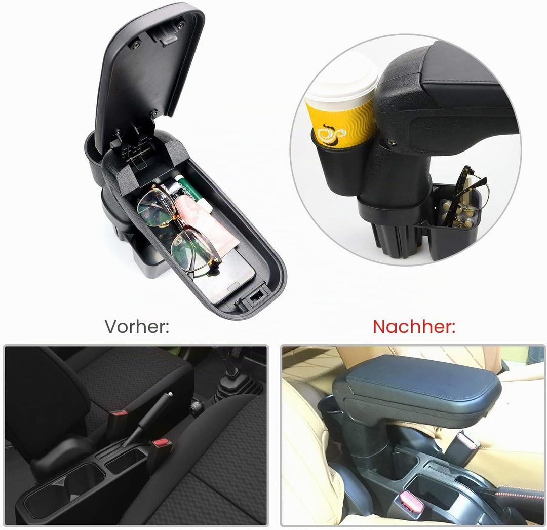 CDEFG Jimny JB64 JB74 Mittelkonsole Armlehnenbox Innenmodifikation Aufbewahrungsbox Armrest Box Auto