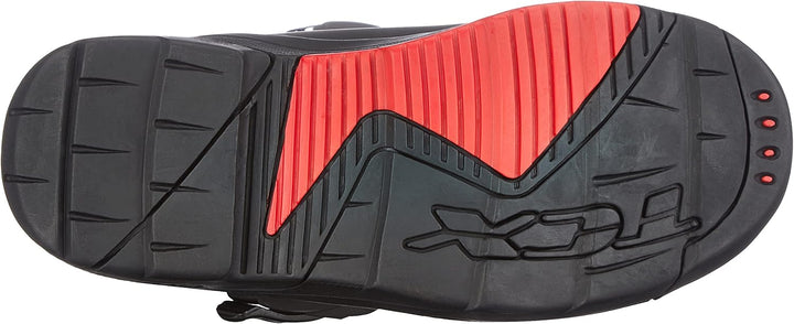 TCX Herren Motorcycle Boot 39 EU Schwarz Weiss, 39 EU Schwarz Weiss