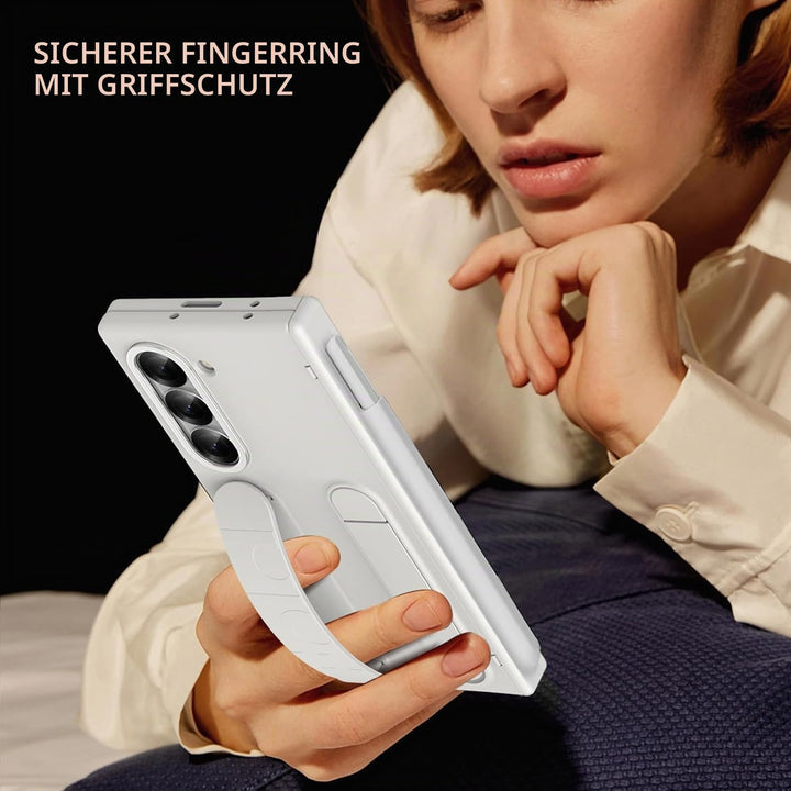 NINKI für Fold 5 handschlaufe Case mit Stift und Halter Samsung Galaxy Z Fold 5 hülle mit Armband Ga