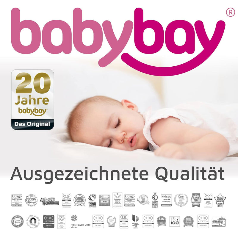 babybay Verschlussgitter / Stubenwagen passend für Modell Maxi und Boxspring (schiefergrau lackiert)