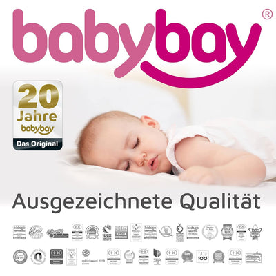 babybay Verschlussgitter / Stubenwagen passend für Modell Original und Midi (Kernbuche geölt)