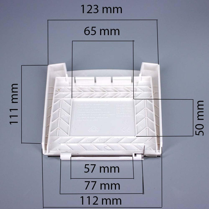 Ersatzdeckel für Aussensteckdose Wohnmobil Wohnwagen Boot Van weiss New Model Line ABS Kunststoff 13