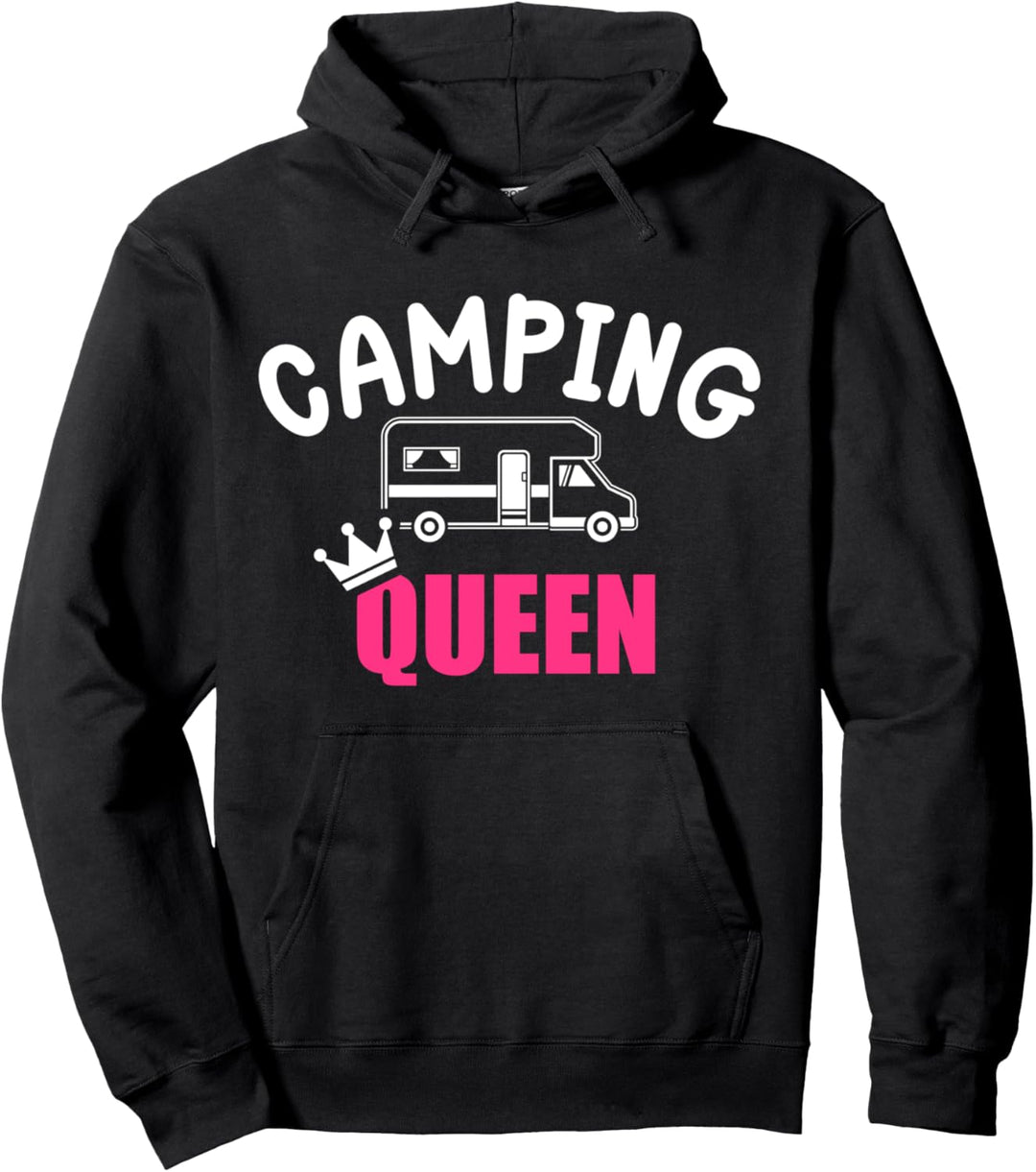 Camping queen Königin Wohnmobil Pullover Hoodie
