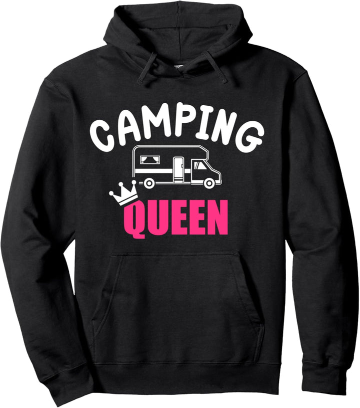 Camping queen Königin Wohnmobil Pullover Hoodie