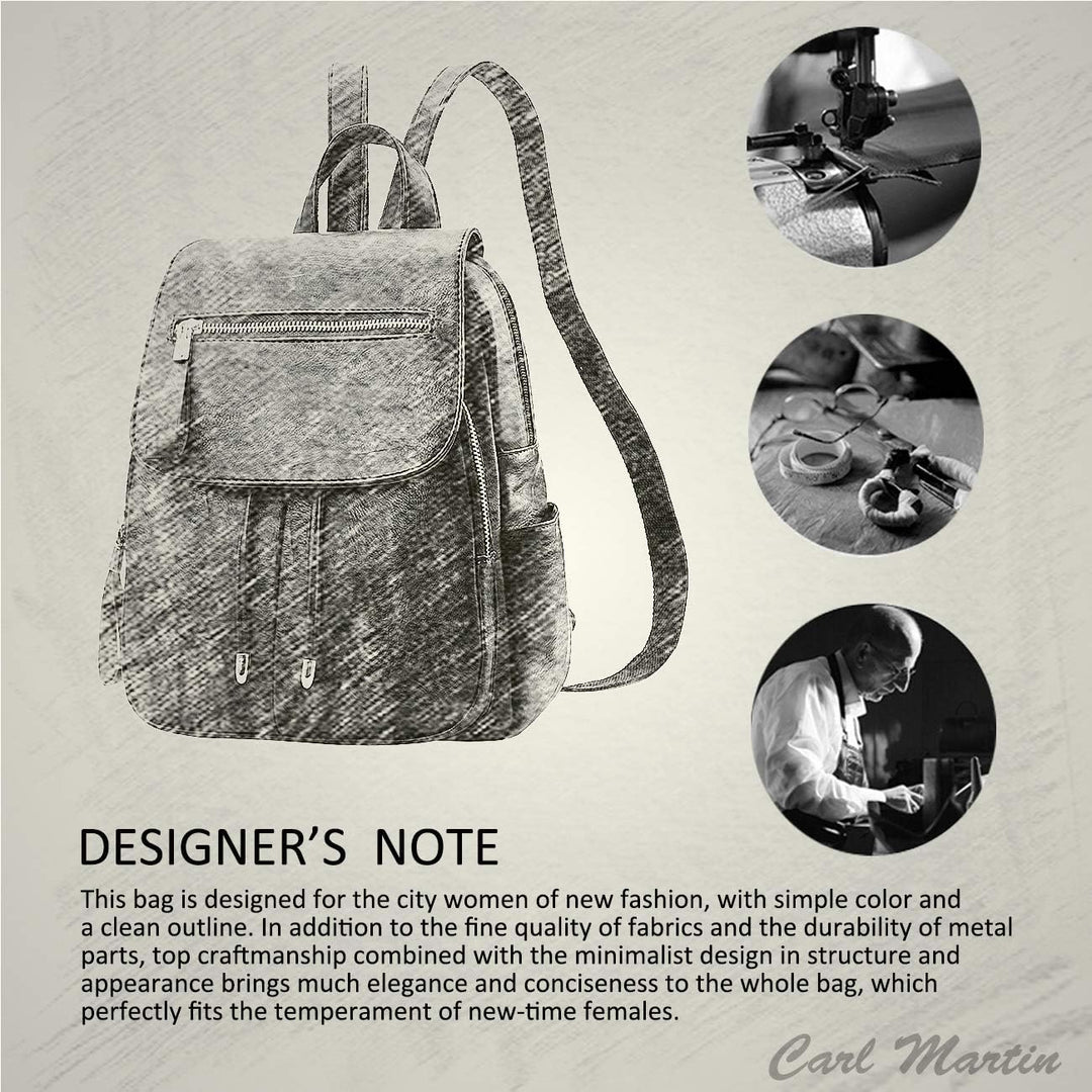 NICOLE&DORIS Mode Frauen Rucksack Mini Rucksack Leder Damen Rucksack Umhängetasche Geldbörsen Mädche