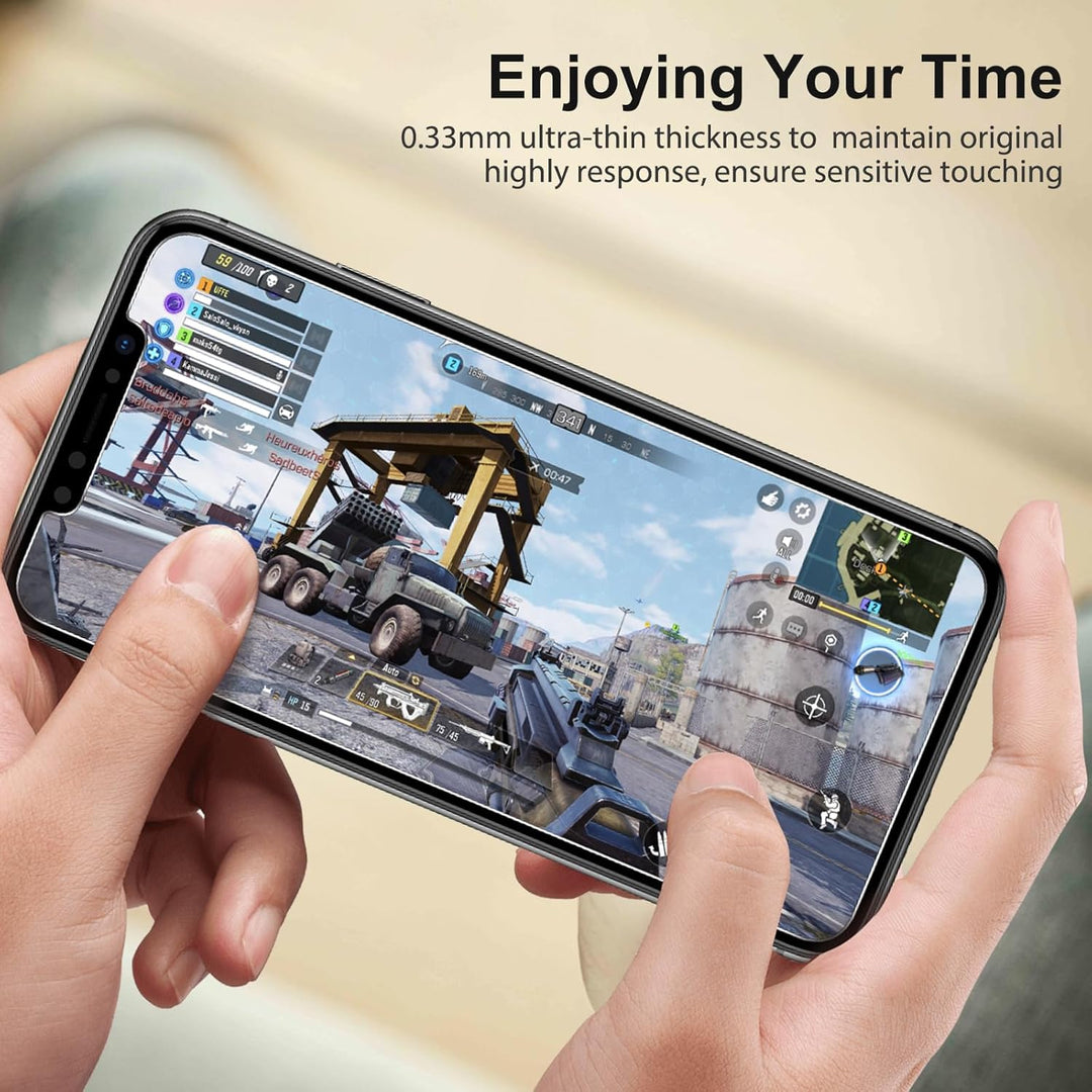 SPARIN Panzer Schutz Glas für iPhone 11 / XR und iPhone 12/12 Pro Schutzfolie, 3 Stück 9H Härte Glas