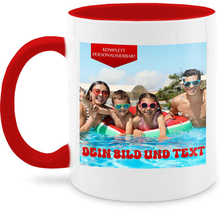 Tasse Tassen 325ml - Geschenk mit eigenem Foto und Text personalisiert I Eigenes Bild I Custom Photo