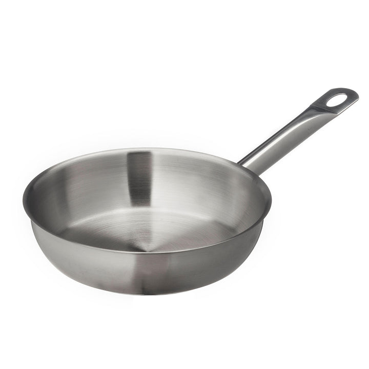 METRO Professional Pfanne unbeschichtet | Ø 20 cm | Edelstahl | Backofengeeignet bis max. 240 °C | a