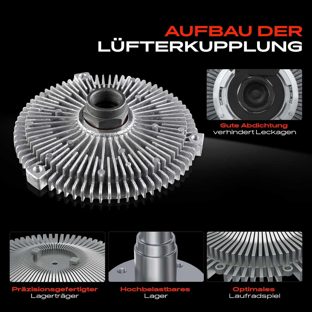 Frankberg Viscokupplung Kühlerlüfter Ventilator für 5er E34 E39 7er E32 E38 8er E31 1987-2004 115217