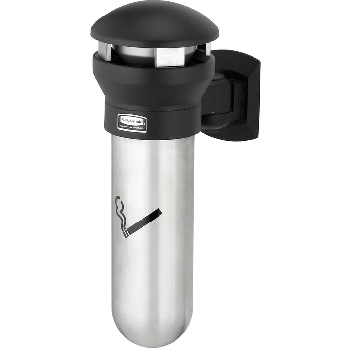 Rubbermaid Commercial Products FG9W3200SSBLA Infinity Standaschenbecher, wandmontiert, Edelstahl, Sc