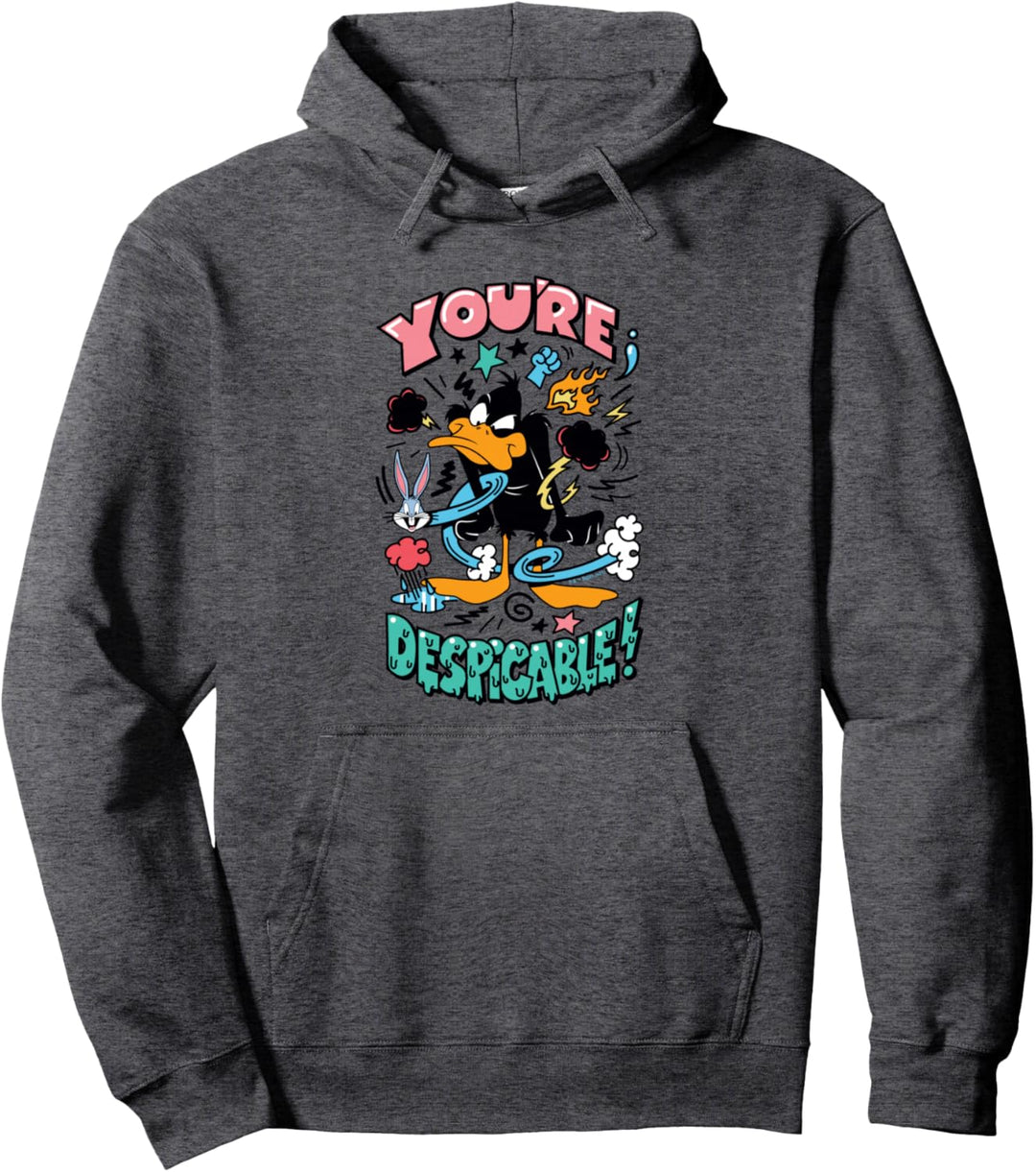 Looney Tunes Daffy Duck You're Despicable Pullover Hoodie
