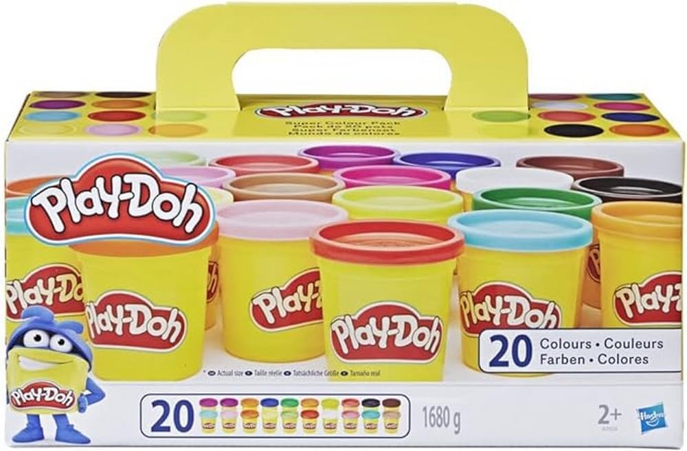 Play-Doh 36 Mega Pack, Knete für kreatives Spielen, für Kinder ab 2 Jahren 36834 Mehrfarbig 36er Pac