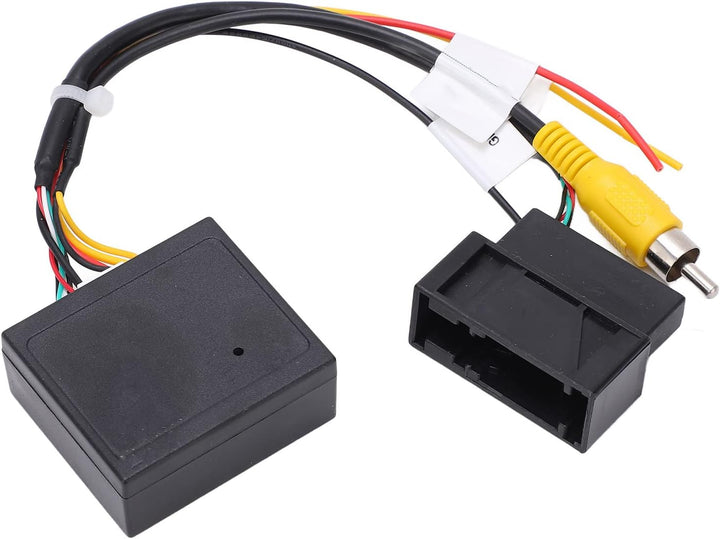 Qiilu Rückfahrkamera Nummernschild 12V 5W RGB zu AV Konverter Decoder Box Adapter Backup Kamera Teil